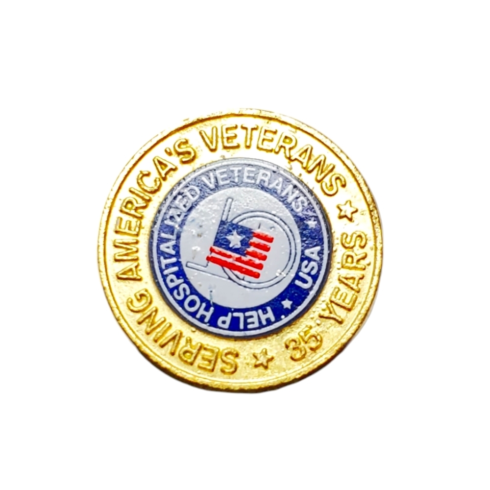 Serving America's veterans pin